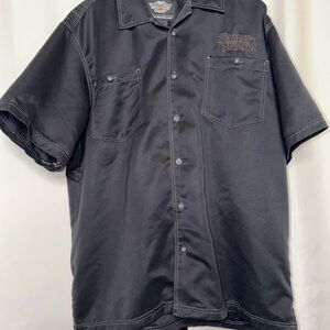 Harley-Davidson Charcoal Button Down Shirt